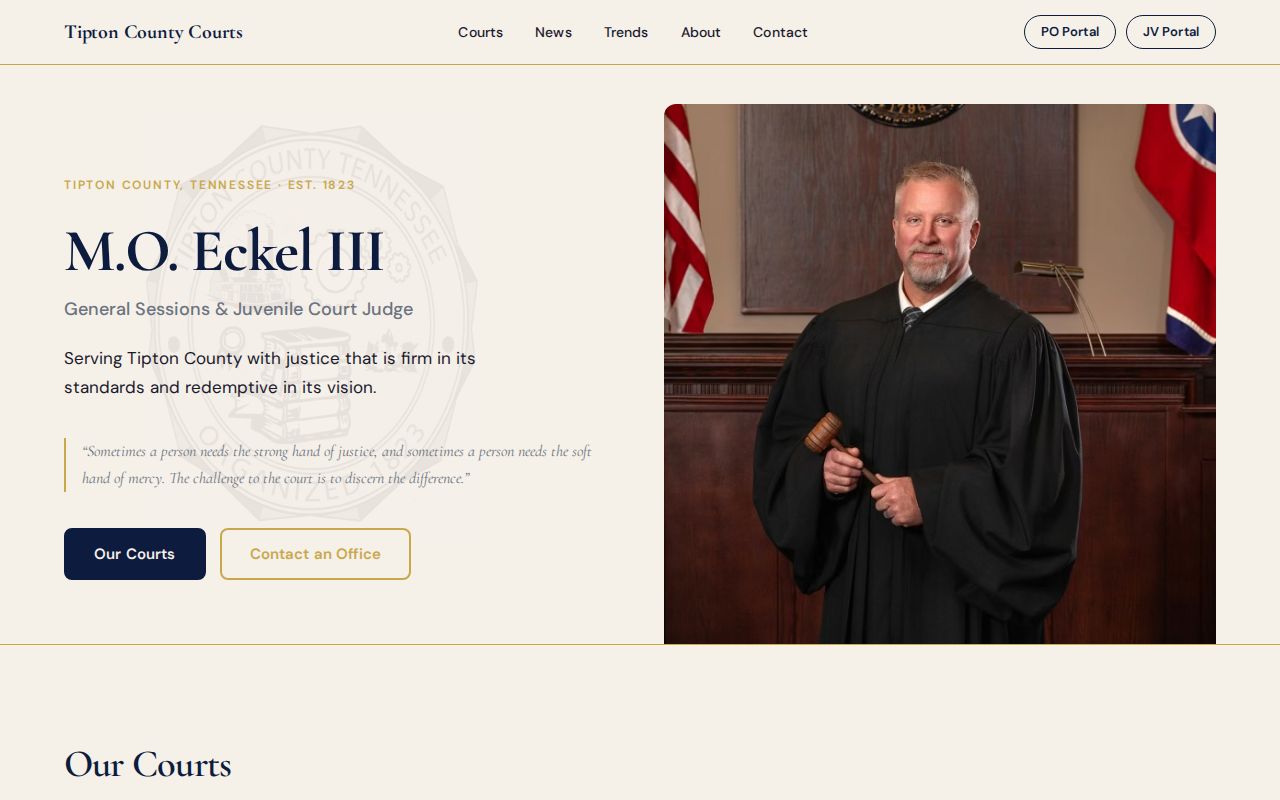 Tipton County court information for arrest dispositions